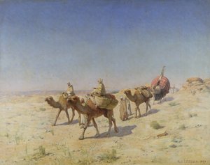 Un Treno di Cammelli, 1899